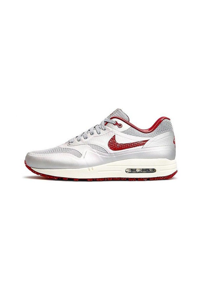 Basket Nike Air Max 1 Hyperfuse 633087-004 Argent Hommes Running