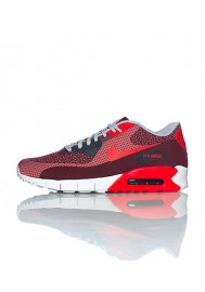 Running Nike Air Max 90 Jacquard Rouge (Ref : 631750-601) Chaussure Hommes mode 2014